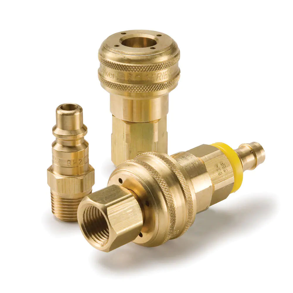 Parker30系列快換陰接頭 - 快速連接空氣軟管以及工具的快換接頭，用于氣動，空氣應(yīng)用，工業(yè)互換型