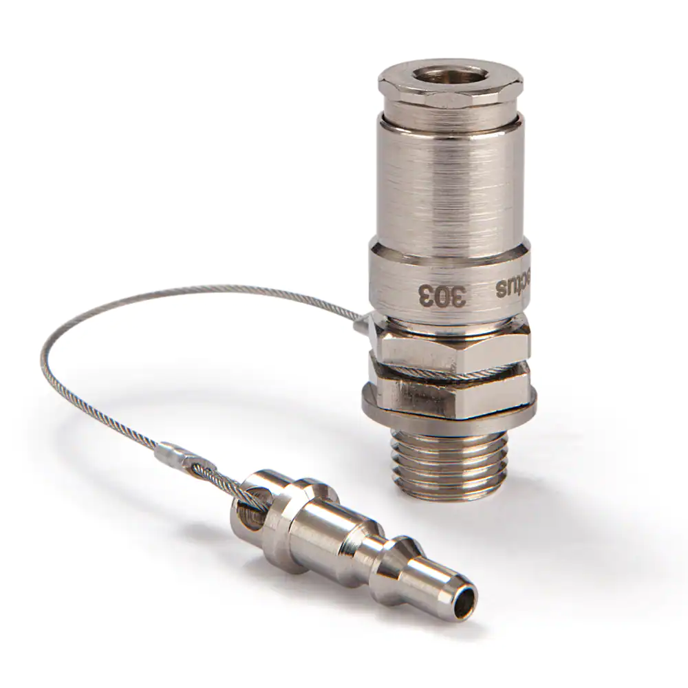 派克303系列快換接頭，符合ISO 6150 C 外形設(shè)計，用于鐵路應(yīng)用