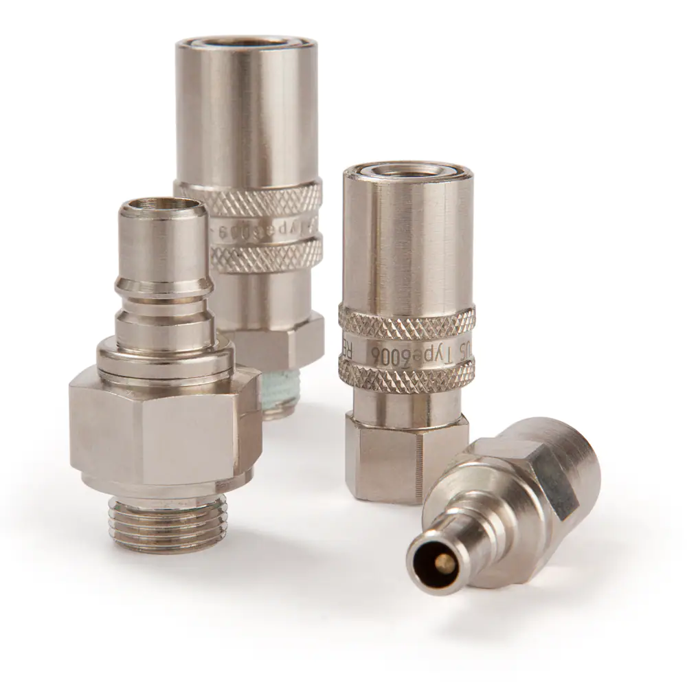 派克6006/6009/6012/6016系列快換接頭，符合法國Frenchmatic I標(biāo)準(zhǔn)結(jié)構(gòu)